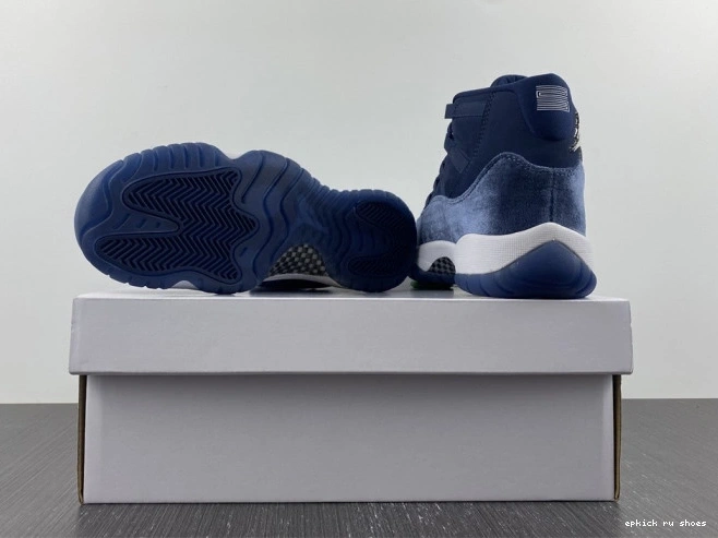 Rep Midnight Jordan AR0715-441 Air Navy Velvet WMNS 11 0814